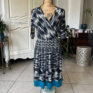 Sandra Darren Wrap Dress